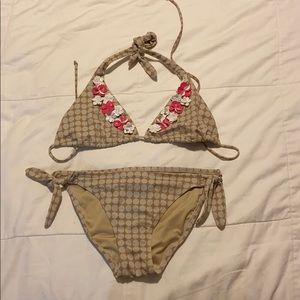 Fun, unique Victoria’s Secret polka dot bikini